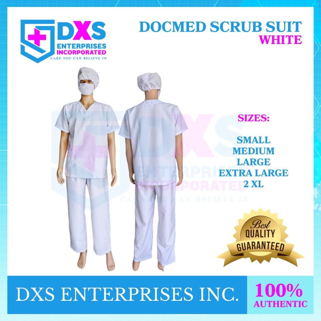 DOCMED SCRUBSUIT SET | TOP/ PANTS / HEAD CAP / FACE MASK (Category: Medical Supplies & Tools) located in Quezon City. Submitted by staffmarke01383 (Listing ID 1336926716, Image 1). Description: AVAILABLE ON STOCK✨ BUY YOUR NEEDS NOW, HERE IN OUR SHOP! WE HAVE ALL KINDS OF MEDICAL SUPPLIES THAT YOU NEED! “DXS ENTERPRISES INC.” MEDICAL SUPPLIES AND EQUIPMENT! WE ACCEPT RETAIL AND BULK ORDERS!! Visit us at: Pin: DXS ENTERPRISES INC. Warehouse Addres