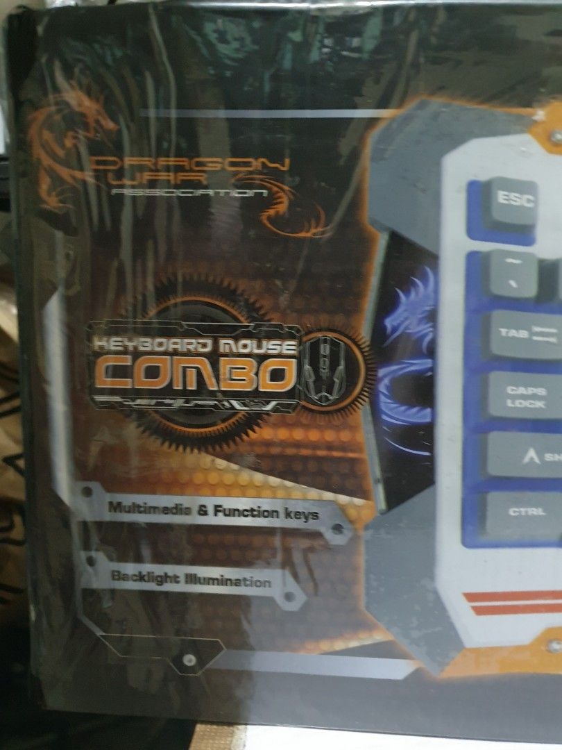 Elephant Dragonwar Gaming Mouse And Keyboard (Category: Mouse & Mousepads) located in Quezon City. Submitted by itemsforadoption (Listing ID 1337003490, Image 2). Description: Rfs: Its 2024! Happy New Year! Hoping you have a good year ahead of you! If you have questions feel free to send a message. Though I'll most likely be able to reply from 10am to 8pm. Please be patient and understanding. Decluttering games and items that I've picked up or fo