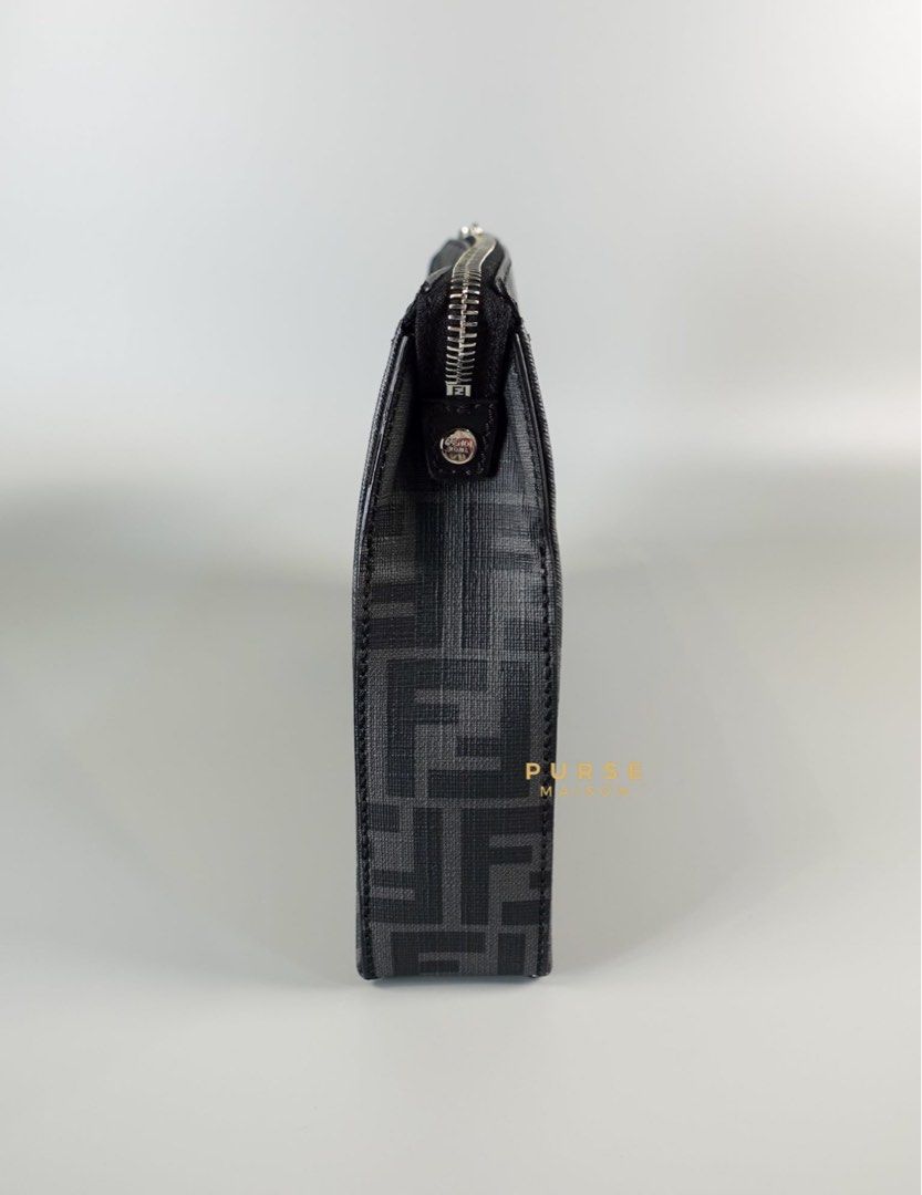 Fendi Clutch Bag in Black/Grey Monogram Canvas (Category: Luxury Bags & Wallets) located in Taguig. Submitted by closetcompany (Listing ID 1336926501, Image 3). Description: Fendi Clutch Bag in Black/Grey Monogram Canvas 🫧Php 63,000 🫧CONDITION: Brand new 🫧INCLUSIONS: dust bag, tag, care manual, paper bag 🫧Modes of Payment: Cash BDO credit card (Up to 12 mos installment with interest) Layaway Paypal Accepted Bank Transfer : BDO and BPI 💯% Aut