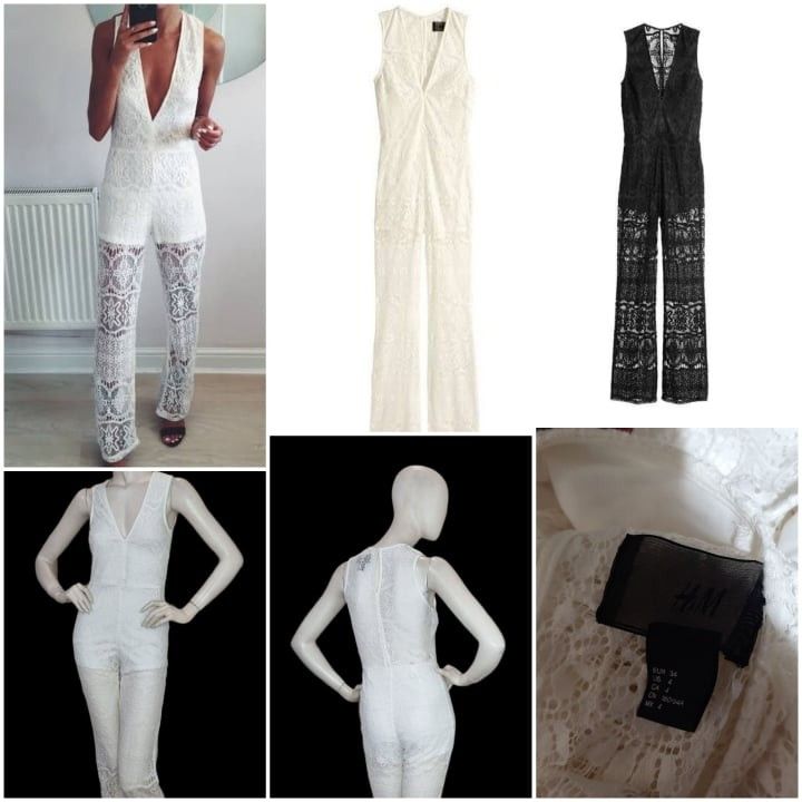H&m jumpsuit with lace new arrivals