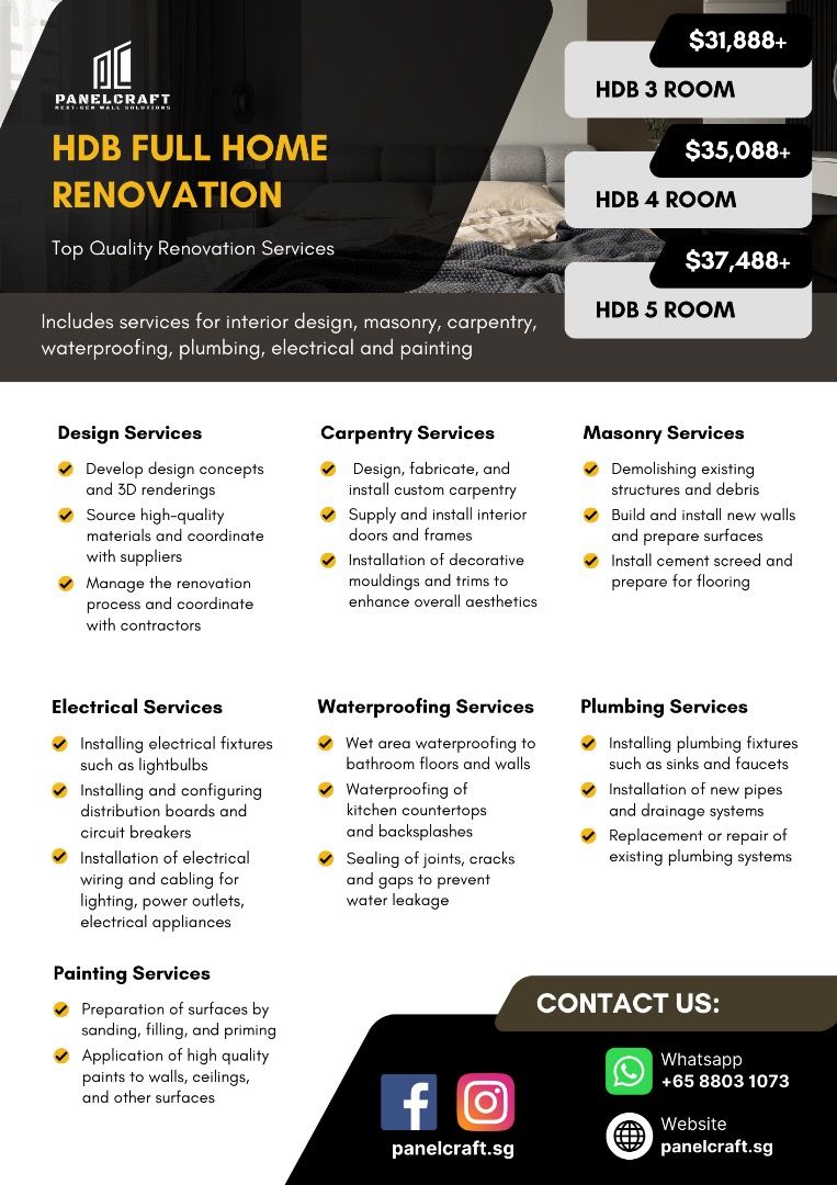 Full House Renovation | Interior Design | Customised Carpentry Works ...