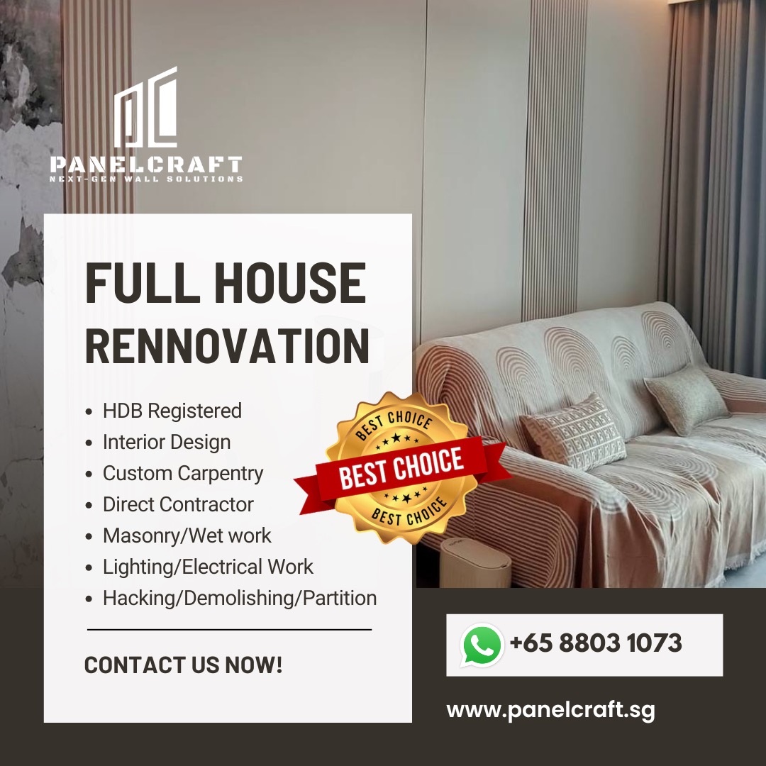 Renovation Services: Trusted experts available today in Singapore