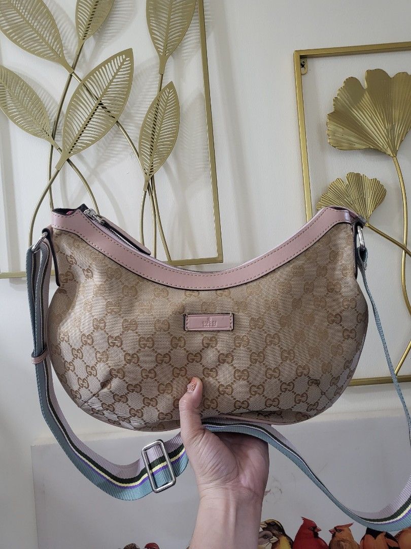 Gucci canvas sling bag new arrivals