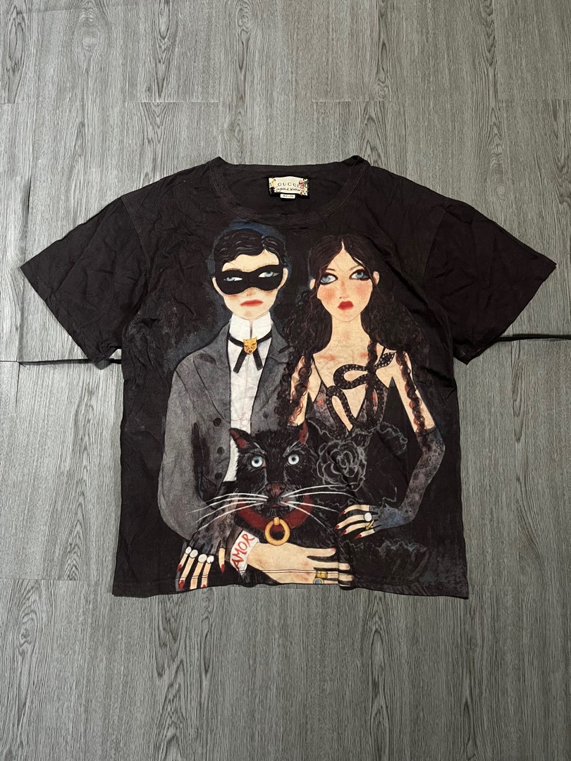 Gucci unskilled worker tshirt Men s Fashion Tops Sets Tshirts Polo Shirts on Carousell