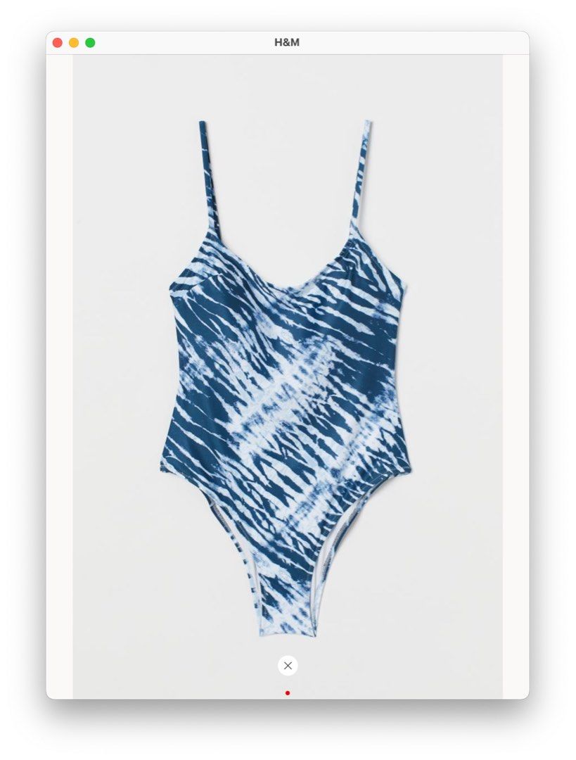 H M One Piece Swimsuit Women s Fashion Swimwear Bikinis Swimsuits on Carousell