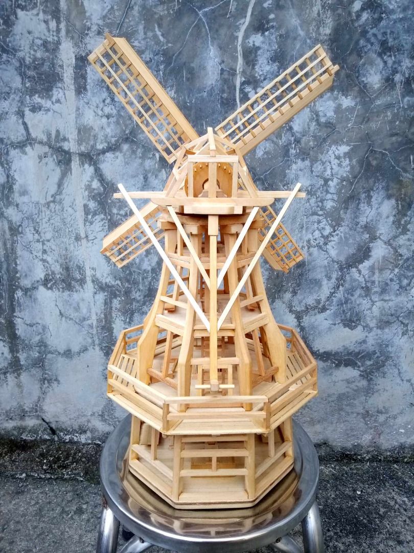 Holland Wood Windmill 1/50 Big Scale Model, Hobbies & Toys, Memorabilia ...