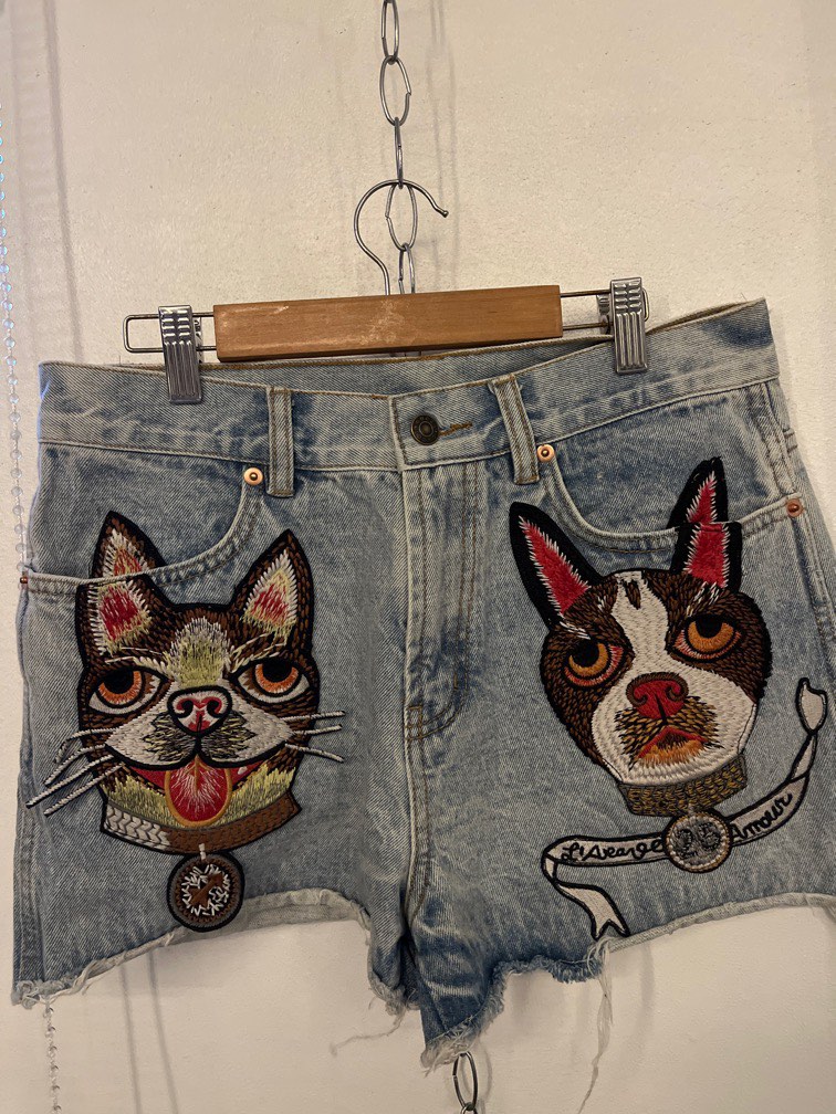 Gucci denim shorts on sale