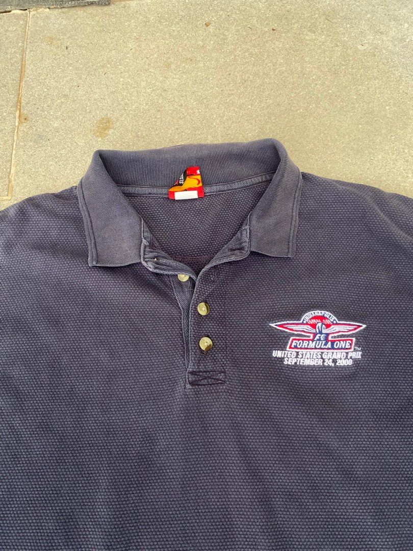 Indianapolis Grand Prix Formula One Polo (Category: Tshirts & Polo Shirts ) located in Santa Rosa. Submitted by j.ravs (Listing ID 1336947899, Image 1). Description: 24x31 9/10 condition waffle type material.