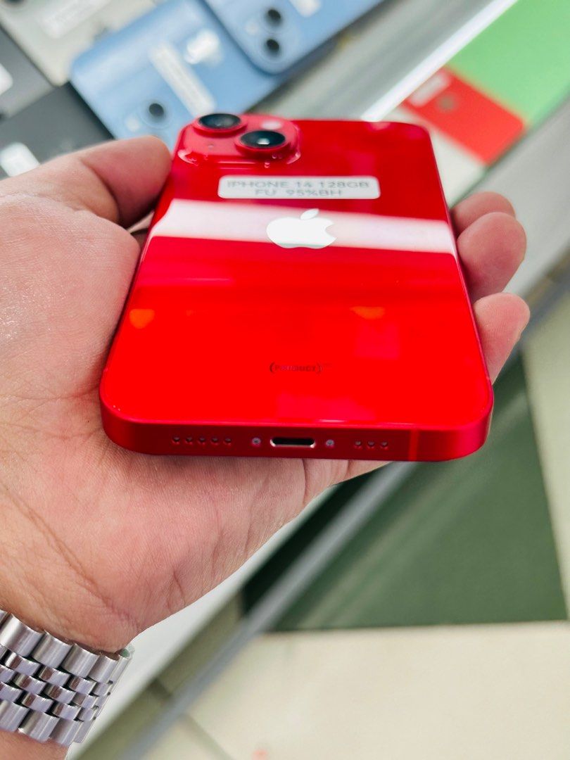 Iphone 14 128gb 95% batt FU (Category: iPhone 14 Series) located in San Juan City. Submitted by javedsgadgetshop (Listing ID 1336960590, Image 2). Description: OPEN FOR INSTALLMENT VIA CREDIT CARD/GGIVES/SPAY/BILLEASE & SWAP/TRADE-IN! BUY AND SELL! Quick Specs : Iphone 14 •128gb •NTC Variant •95% batt health •Factory Unlock •95% Smoothness •No hidden issue | No Repaired •100% Authentic | Not Refurbished •w/ OEM Charger & store warranty ❣️ - seria