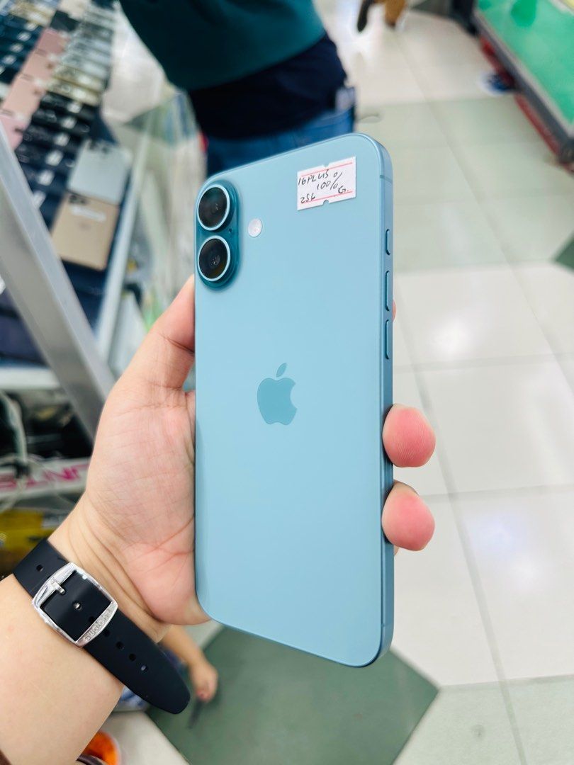 Iphone 16 Plus 256gb Globelocked 100% batt (Category: iPhone 16 Series) located in San Juan City. Submitted by javedsgadgetshop (Listing ID 1336902861, Image 3). Description: OPEN FOR INSTALLMENT VIA CREDIT CARD/GGIVES/SPAY/BILLEASE & SWAP/TRADE-IN! BUY AND SELL! Quick Specs : Iphone 16+ •256gb •NTC Variant •100% batt health •Globelocked •95% Smoothness •No hidden issue | No Repaired •100% Authentic | Not Refurbished •w/ OEM Charger & store warra