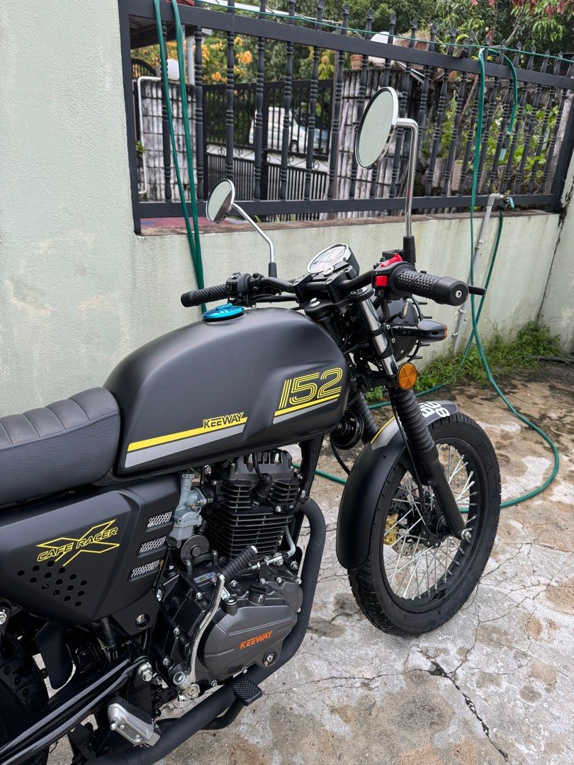 Keeway cafe racer 152, Motorbikes on Carousell