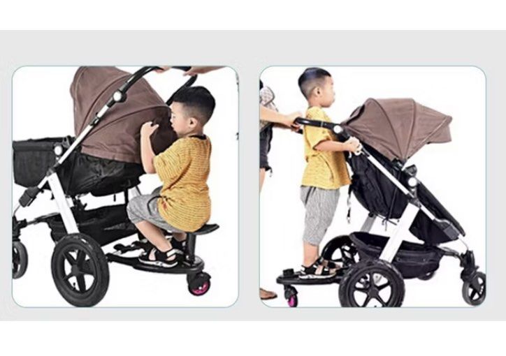 Baby stroller upsidedown standing platform