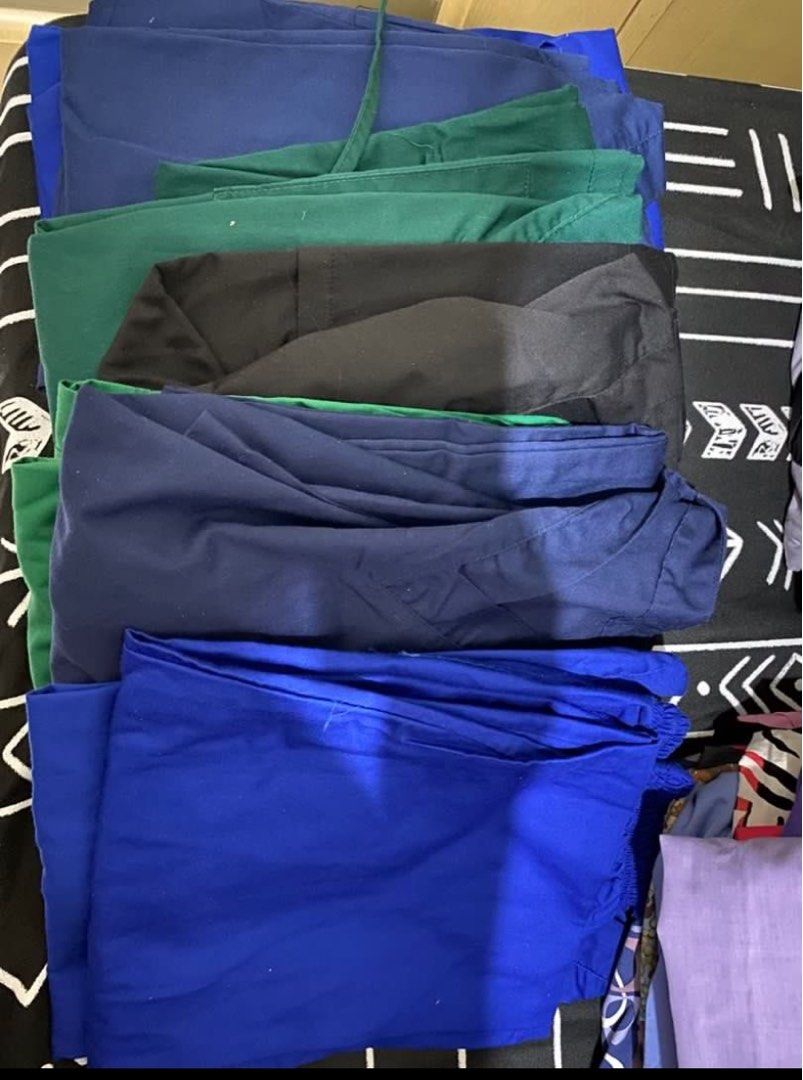 Large scrubs pair (lacoste cotton) (Category: Activewear) located in Quezon City. Submitted by stefsm (Listing ID 1336898171, Image 3). Description: bought online store for P 400. you can see it still sa laz**** now at P 450. lightly used. available: navy blue, blue, emerald, green, grey- pair .