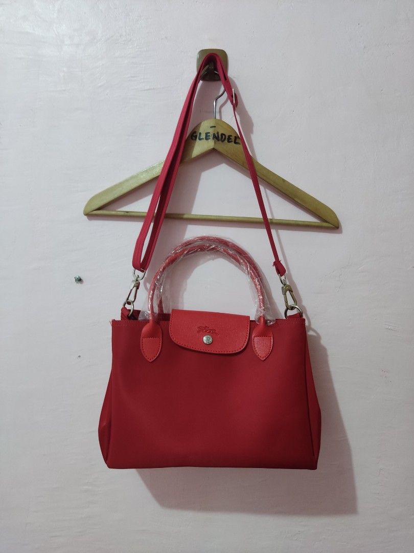 LONGCHAMP 2 Zipper hand bag and Sling Red Bag Women s Fashion Bags Wallets Cross body Bags on Carousell
