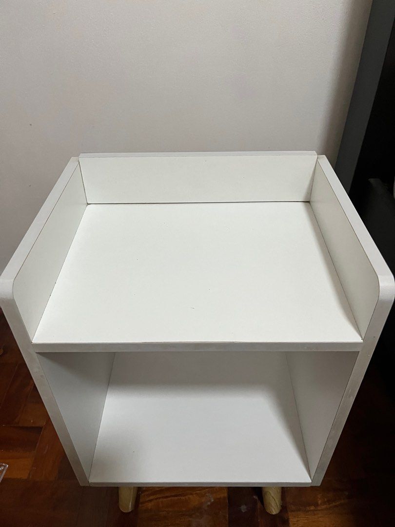 Mini Side Table for Bedroom (Category: Tables & Sets) located in Cavite. Submitted by shopmyclosette_ (Listing ID 1337045393, Image 2). Description: FOR SALE RUSH RUSH used with care 🤗 pm me for more details 🩷.