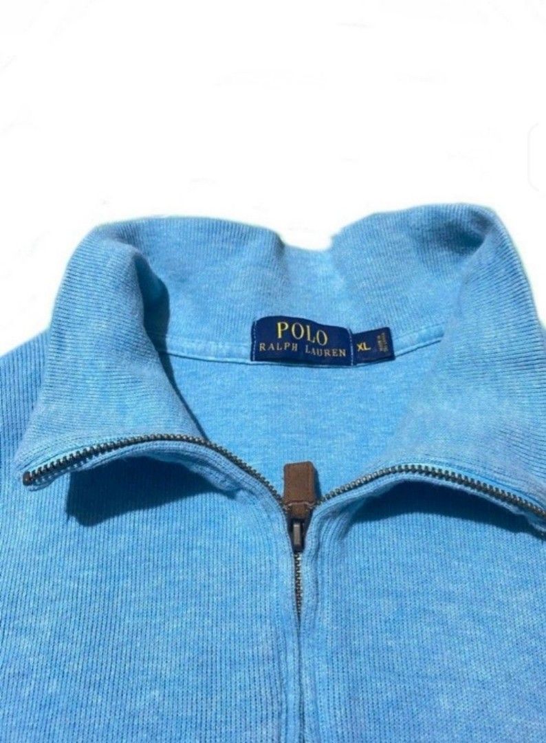 Mint Blue Ralph Lauren Quarter Zip Half Zip Jacket (Category: Coats, Jackets and Outerwear) located in Quezon City. Submitted by userdomain (Listing ID 1336927145, Image 3). Description: FS: Mint Blue Ralph Lauren Quarter Zip Half Zip Jacket Dimensions: Width - 24 Inch Length - 30 Inch Fits L - XL Worn Twice.