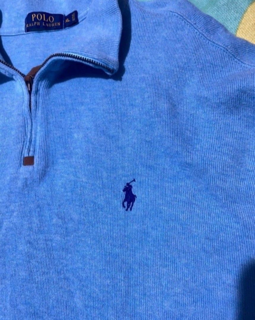 Mint Blue Ralph Lauren Quarter Zip Half Zip Jacket (Category: Coats, Jackets and Outerwear) located in Quezon City. Submitted by userdomain (Listing ID 1336927145, Image 2). Description: FS: Mint Blue Ralph Lauren Quarter Zip Half Zip Jacket Dimensions: Width - 24 Inch Length - 30 Inch Fits L - XL Worn Twice.