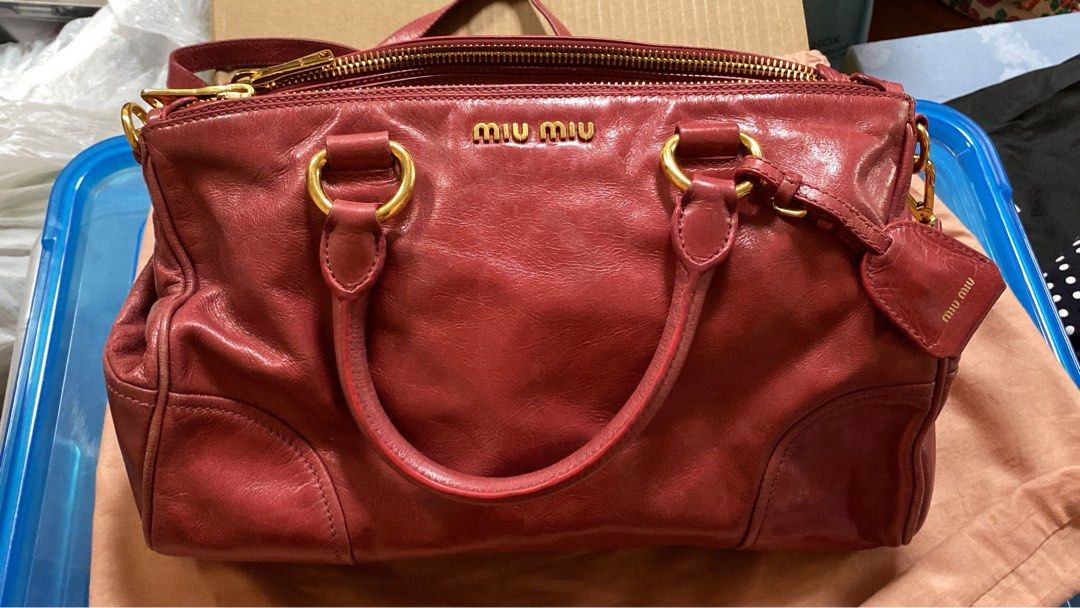 Miu miu leather bag shop