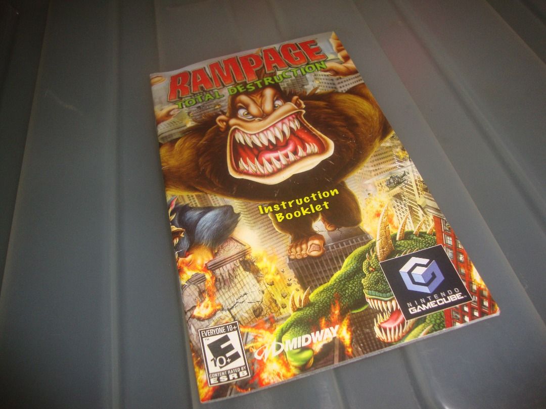 Nintendo gamecube [NGC] Rampage: Total Destruction - game Manual Only (Category: In-Game Products) located in Quezon City. Submitted by collectionneursonline88 (Listing ID 1336942621, Image 3). Description: 🔄 Meetups Balintawak Camachile 7/11 Quezon City 🛵 Shipping : - Lalamove ( except Provincial) - Flash Express - GogoExpress - LBC 📥 Payment : cash on meetups Gcash.