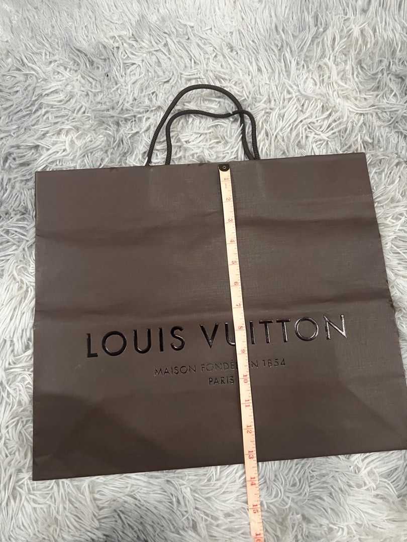 Original LV Paper Bag (Category: Luxury Bags & Wallets) located in Quezon City. Submitted by tangled8 (Listing ID 1336954630, Image 2). Description: Original bought in Paris.