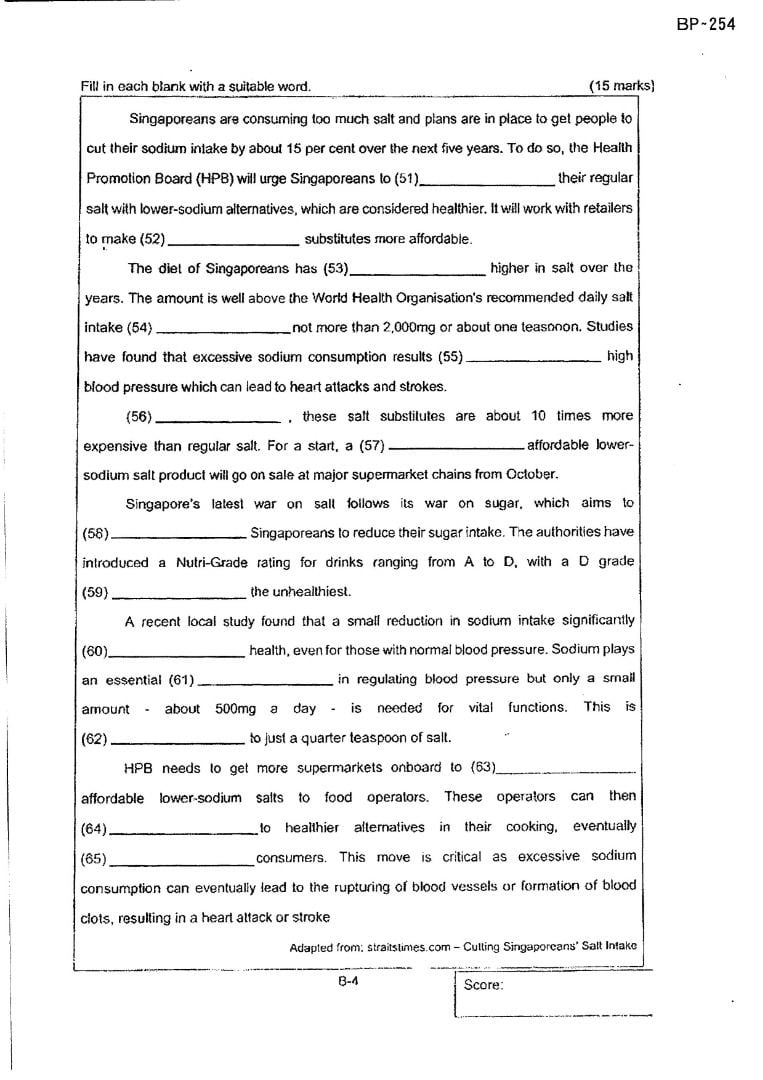 P5 Editing + Comprehension Cloze, Hobbies & Toys, Books & Magazines,  Assessment Books on Carousell