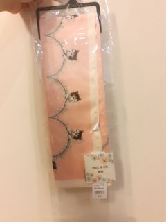 paul & joe 貓貓印花  絲巾  方巾 
薄頸巾 cat print scarf64200166150786110