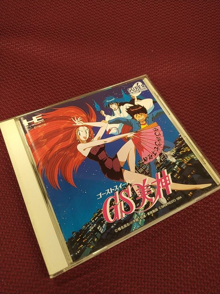 PCE)1994年日本製版PC Engine super CD-Rom2 遊戲GS美神, 電子遊戲 