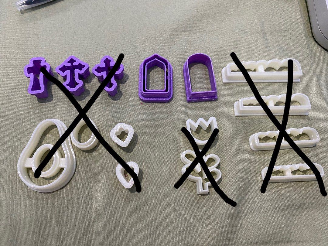 Polymer Clay Shape Cutters Set | Tile | Arch | Frame | Base (Category: Craft Supplies & Tools) located in Las Pinas. Submitted by dumpsterfire101 (Listing ID 1327030406, Image 2). Description: - Base/frame/shape cutter for clay. - Arch-shaped - set of 2. ⚠️ No payment, no reservation ⚠️ No COD ⚠️ No meet-ups 💳 MOP: Gcash or BDO 🚚 MOD: SDD or J&T from Las Piñas / SDD from Cavite ‼️ Only offer if you’re willing to wait bc I have to get all items 