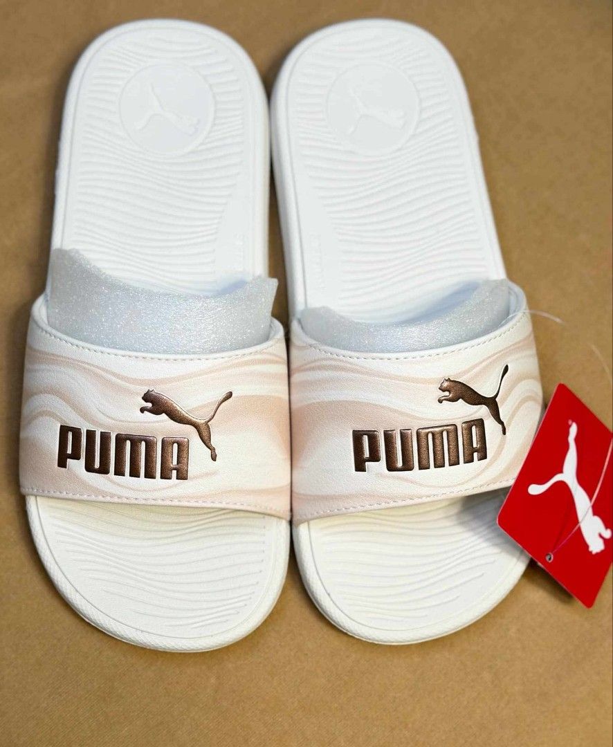 PUMA Slides Women s Fashion Footwear Flats Sandals on Carousell