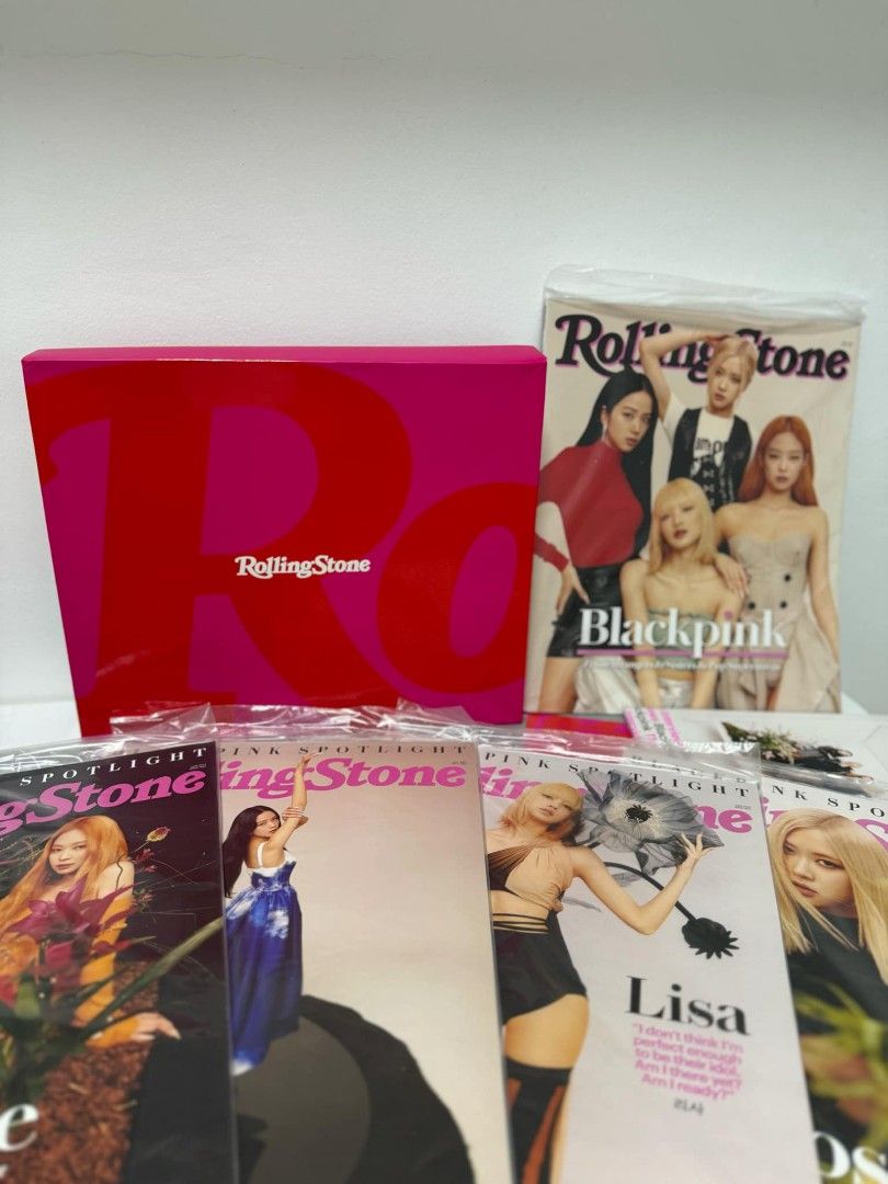 Rolling Stone Collector’s Edition Box Set featuring BLACKPINK (Category: CDs & DVDs) located in Manila. Submitted by kitju (Listing ID 1336916761, Image 1). Description: Rolling Stone Collector’s Edition Box Set featuring BLACKPINK -Full inclusions - Sealed Magazines - ₱9500 MOP: Gcash MOD: Lalamove, JNT, LBC Shipping from Tanza, Cavite, can ship from Pasig depending on sched.