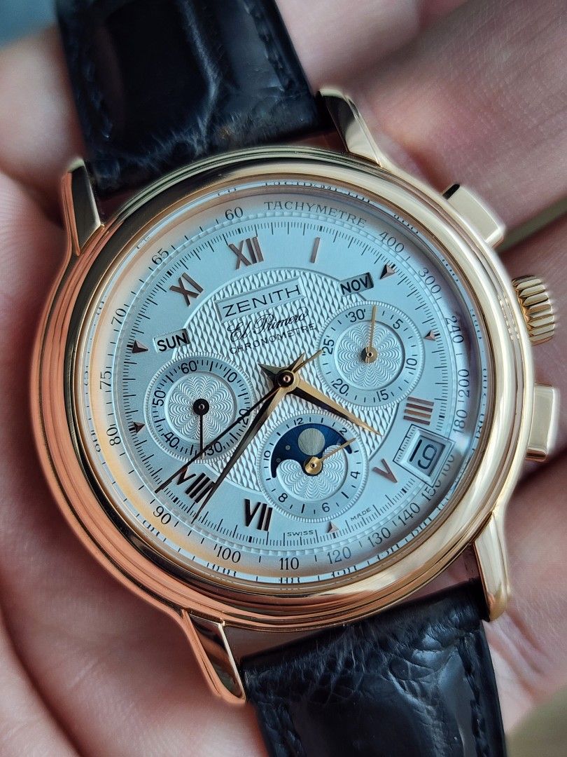 Zenith chronomaster moonphase clearance