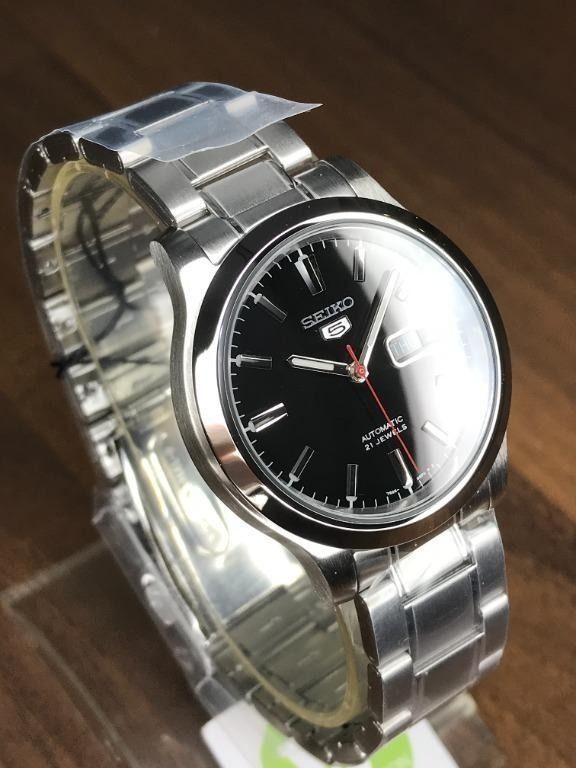 Seiko 5 SNK795 Unisex Automatic Black Dial Stainless Steel Watch snk795 snk795k1 Brand New In Box Men s Fashion Watches Accessories Watches on Carousell