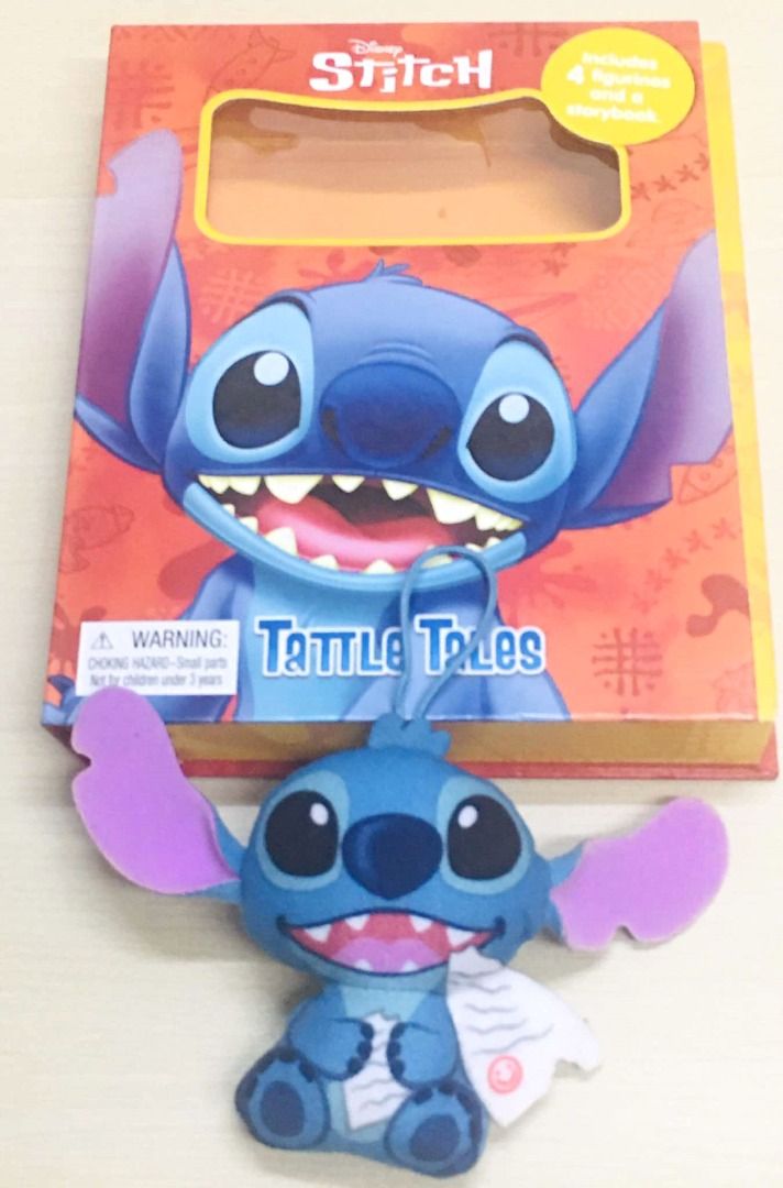 Stitch Tattle Tales Storybook and Plush Set, Hobbies & Toys, Books ...