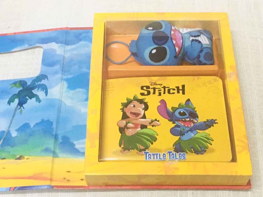 Stitch Tattle Tales Storybook and Plush Set, Hobbies & Toys, Books ...