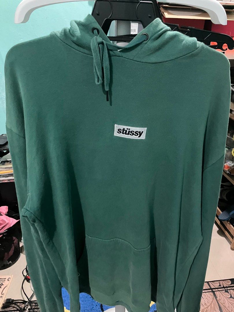 Stussy box logo hoodie sale