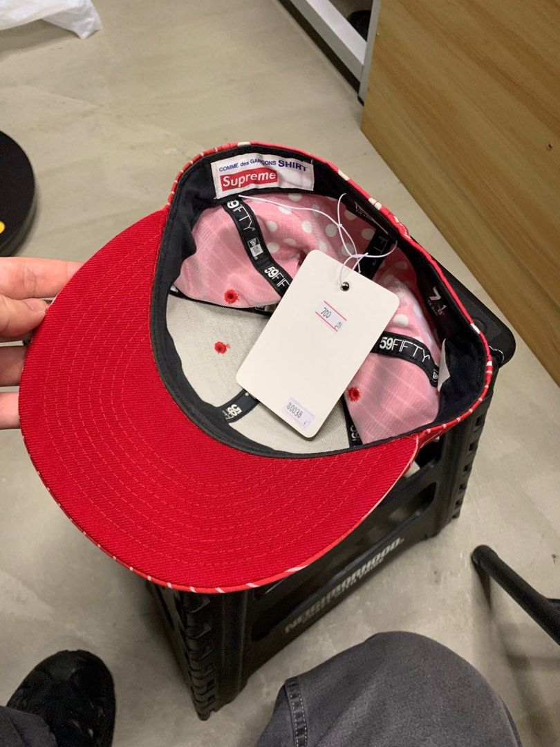 supreme × コムデギャルソンシャツ コラボ デジタルカモ キャップ