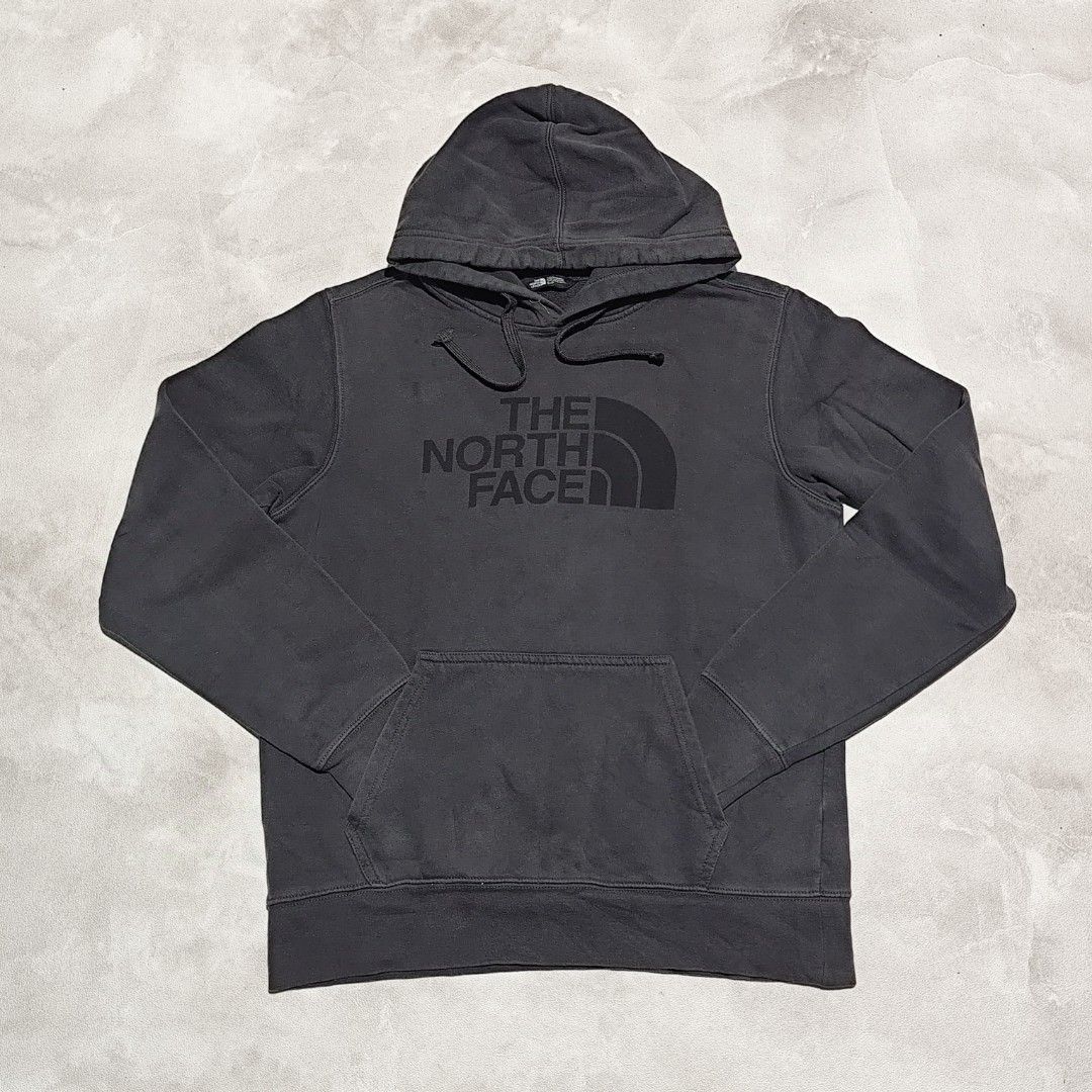 Sweater hoodie pria tnf big logo abu bekas second branded preloved