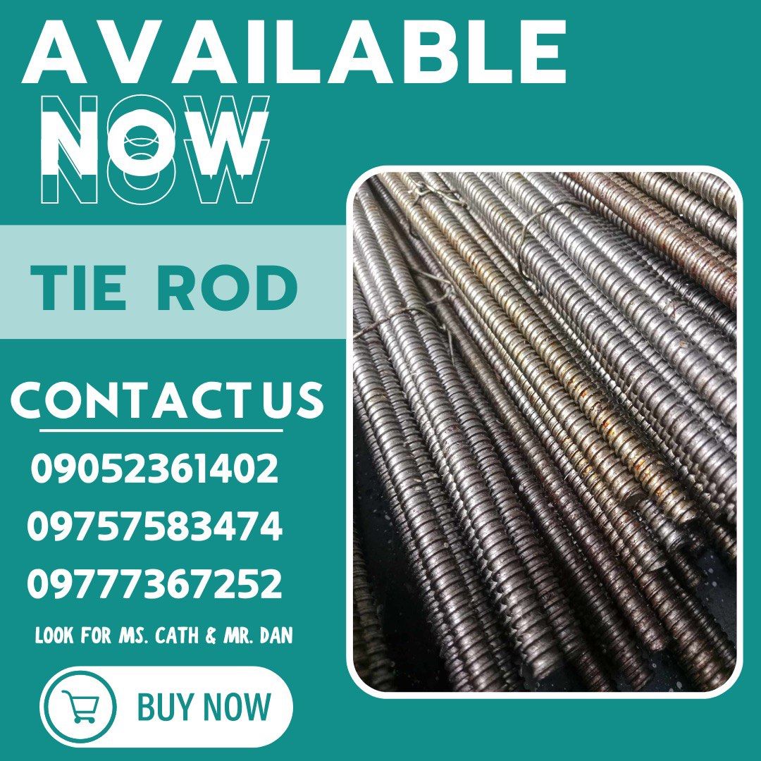 Tie rod (Category: Construction & Building Materials) located in Manila. Submitted by cathvesta_sales (Listing ID 1336887583, Image 1). Description: .