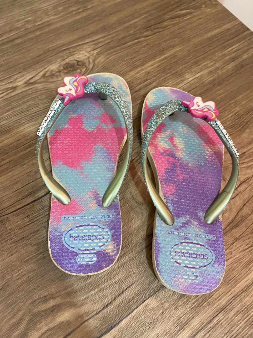 Havaianas unicorn flip flops cheap