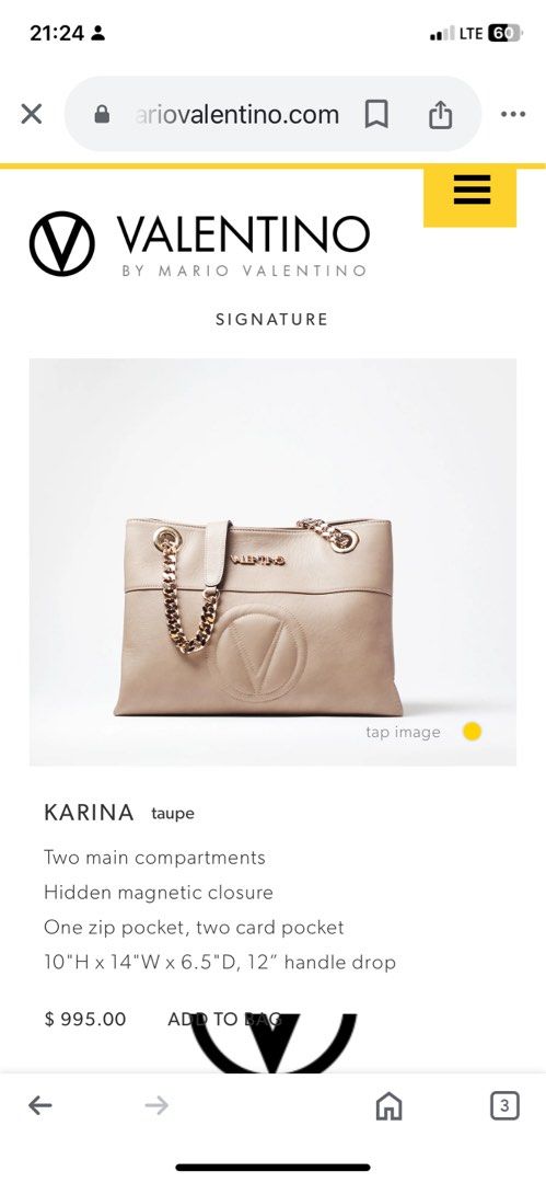 Valentino Karina in Taupe