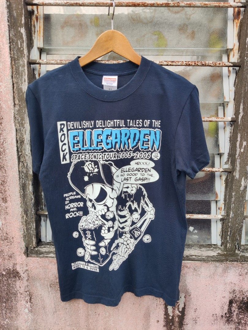 Vintage Ellegarden Japanese Punk Band Sonic Tour Shirt