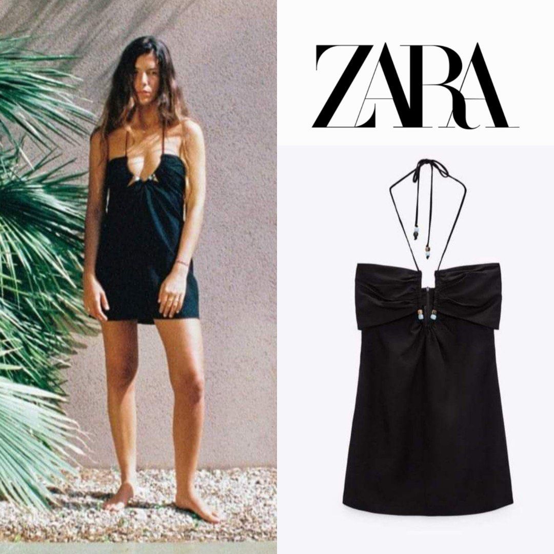 Zara linen dress (Category: Dresses) located in Manila. Submitted by ysofiey (Listing ID 1336909597, Image 2). Description: Bought this from here as well but used it once only Size S .