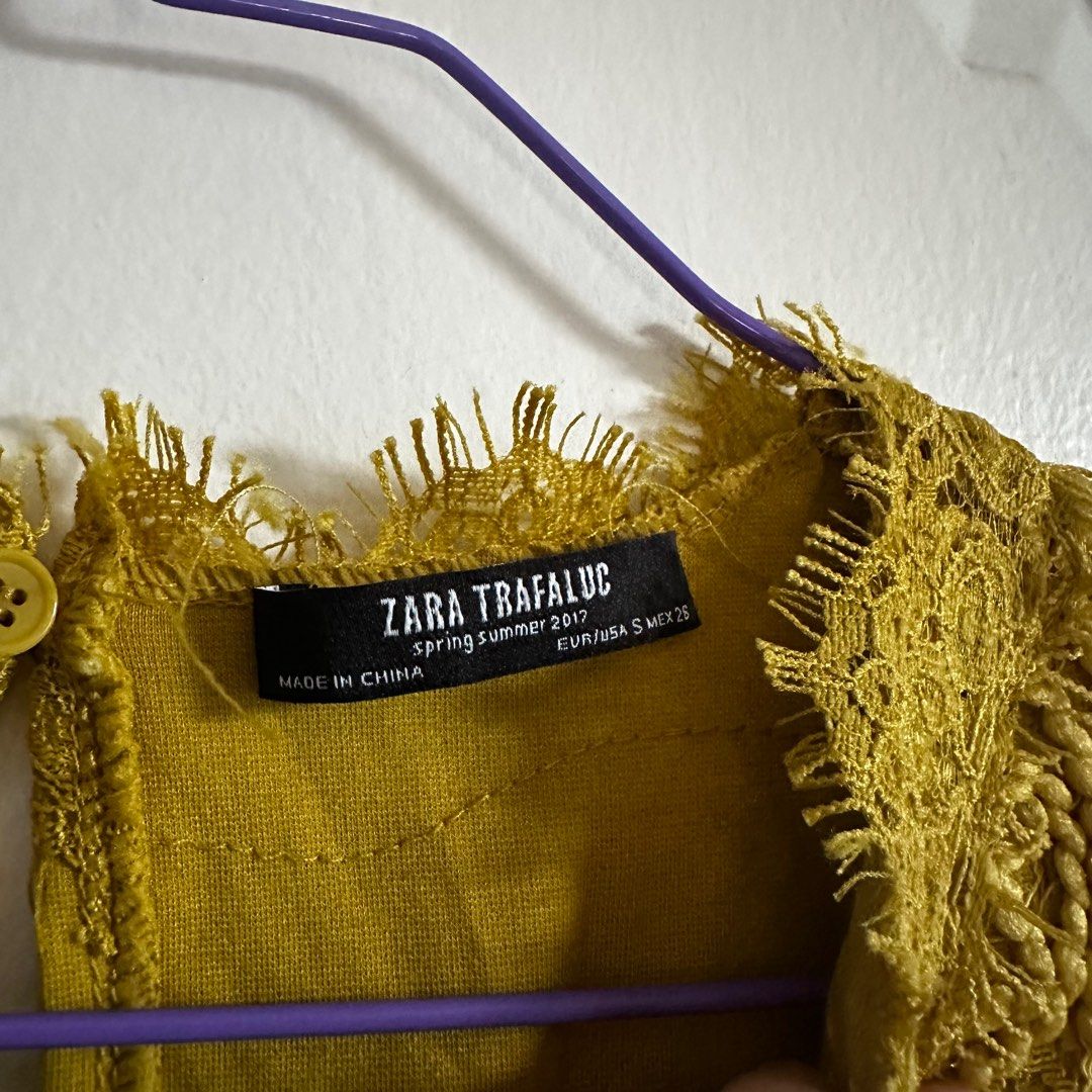 Zara mustard dress, Women's Fashion, Dresses & Sets, Dresses on Carousell