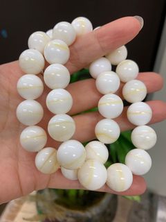 天然金絲硨磲手串12 mm64191462134145110