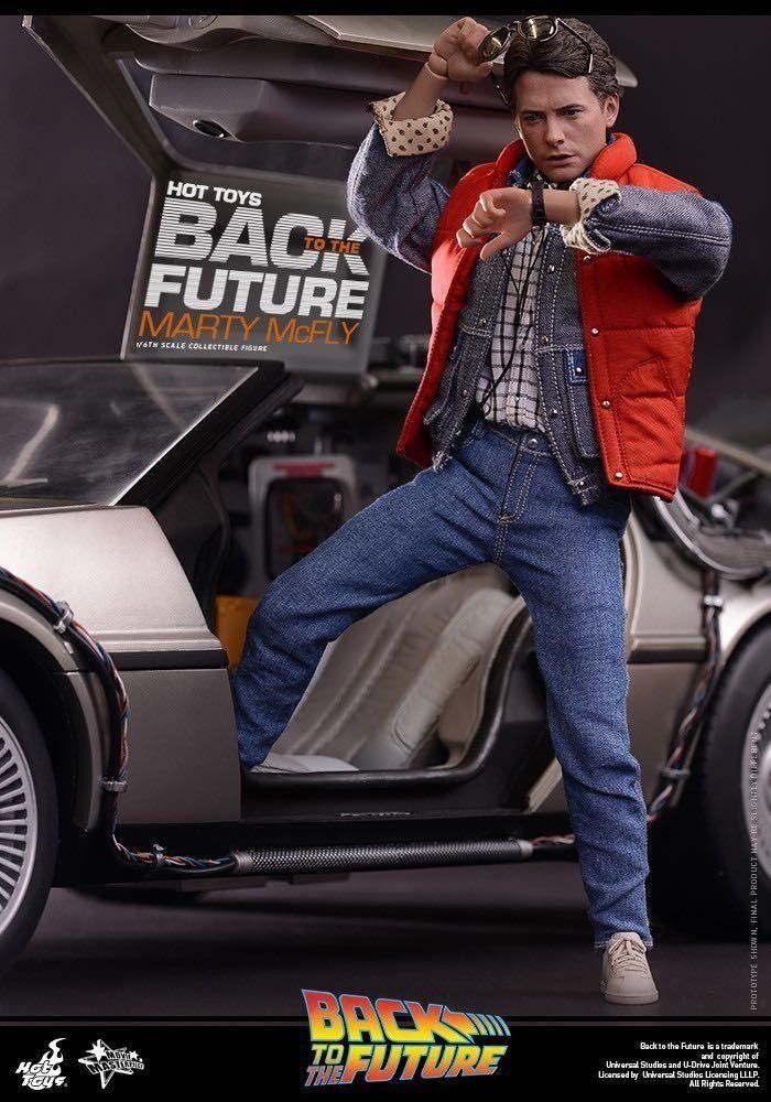 全新 未開封 Hottoys Hot Toys 回到未來 BTTF Back to the Future Part 1 Marty McFly ...