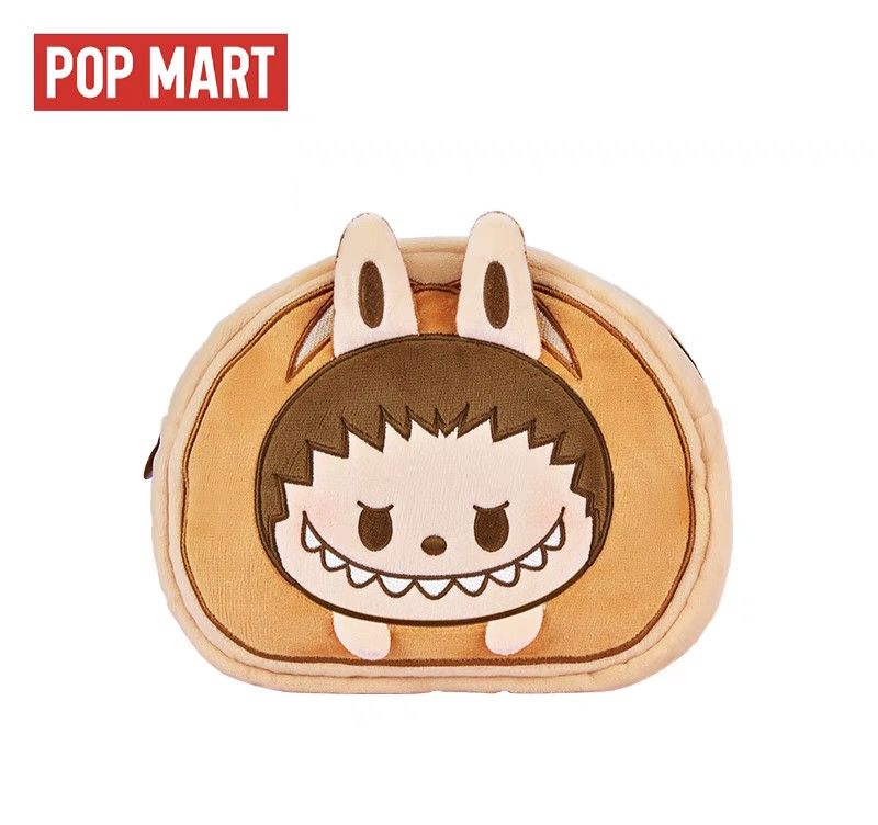 全新現貨 保證正版 POPMART 泡泡瑪特 泡泡萌粒烤麵包系列 收納包 THE MONSTERS LABUBU, 她的時尚, 包包、錢包 ...