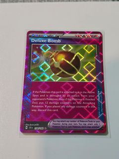 deluxe bomb pokemon card value Deluxe Bomb 134/142 Trainer High-Tech Holo - Myboost X Scarlet and Purple 7