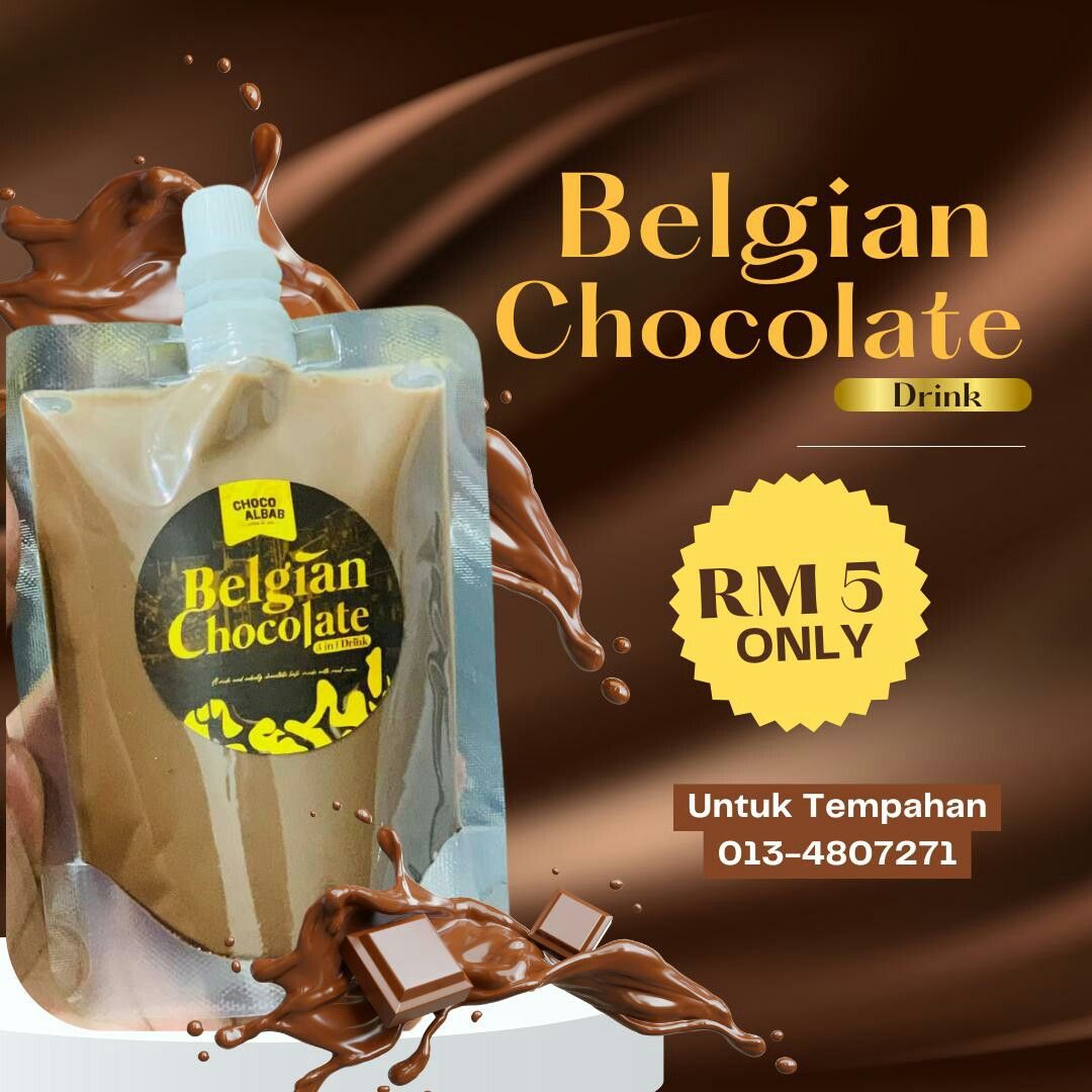 Air coklat choco Albab belgian, Food & Drinks, Beverages on Carousell