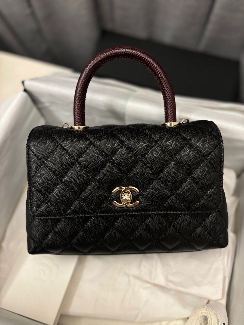 Authentic Chanel Coco Handle Small 23A, Luxury, Bags & Wallets on Carousell