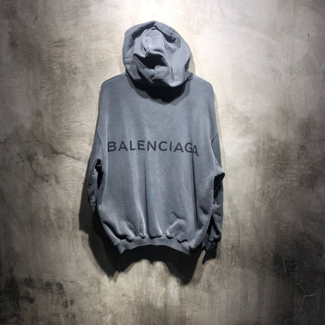 Balenciaga back print hoodie clearance